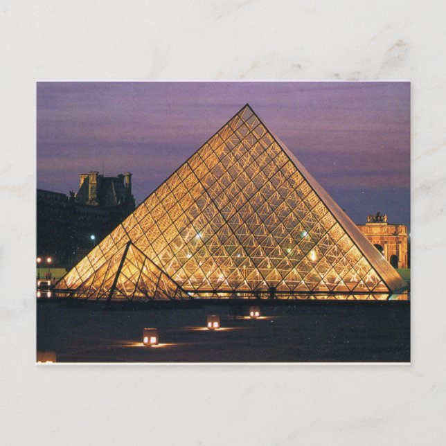 Louvre Museum Postcard (Front)