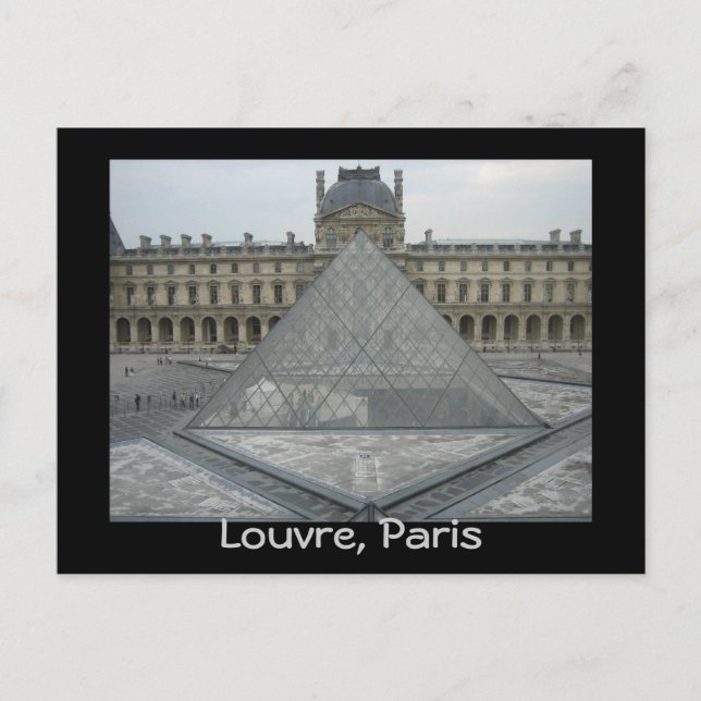 Louvre museum postcard (Front)