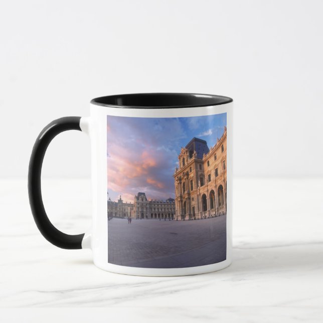 Louvre, Paris, France Mug (Left)