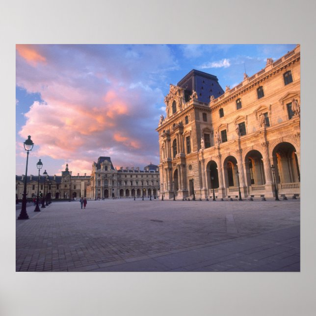 Louvre, Paris, France Poster (Front)