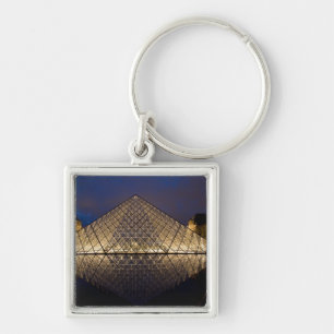 Louvre Pyramid by the architect I.M. Pei at Key Ring