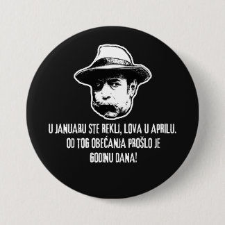 Lova U Aprilu  7.5 Cm Round Badge