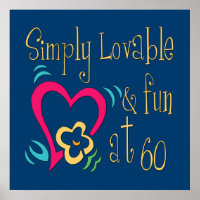 Lovable and Fun 60th Birthday