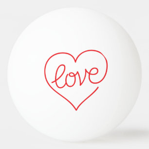 LOVE (03) One Star Ping Pong Ball