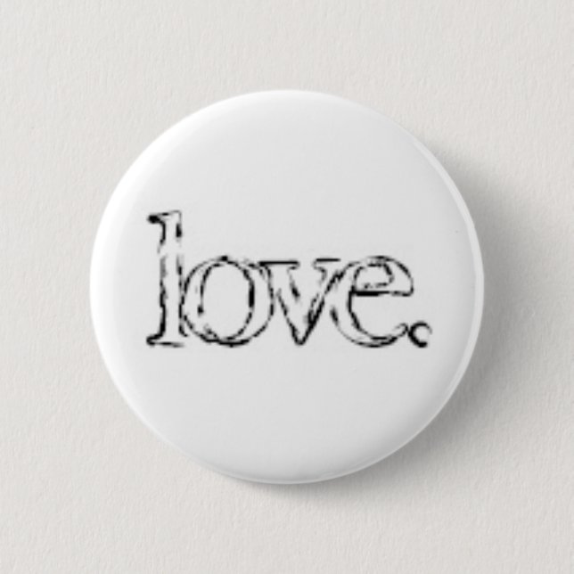 love-17 6 cm round badge (Front)
