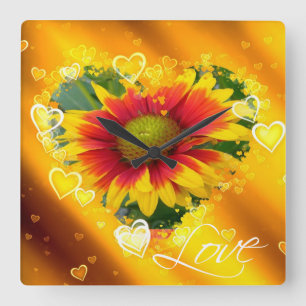 Love 17 Wall Clocks & Numeral Options
