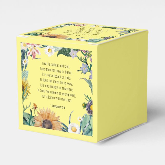 Love, 1 Corinthians 13:4, Favour Box (Front Side)