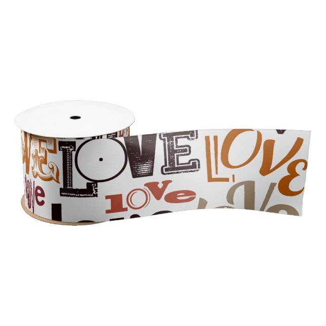 Love 1 satin ribbon (Spool)