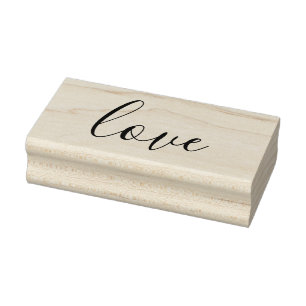 LOVE 1"x2.5" Rubber Stamp / Morgana