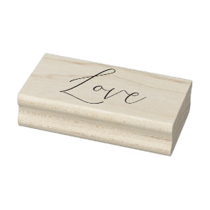LOVE 1"x2.5" Rubber Stamp / Soulmate