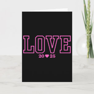 Love 2025 Valentine Engagement Wedding Marriage Pr Card