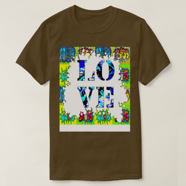 Love 2 Graffiti T-Shirt (Design Front)
