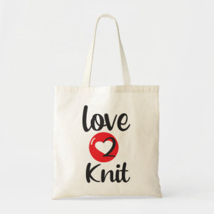 love 2 Knit Tote Bag