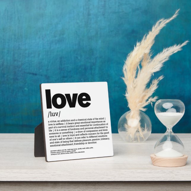 Love 2 plaque (Insitu)