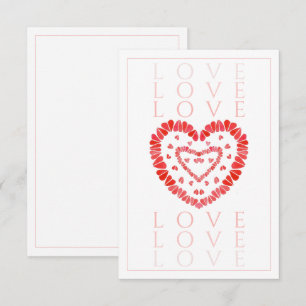 LOVE 3.5x5 Flat Card 