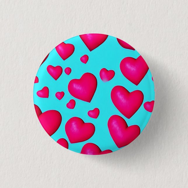 Love 3 Cm Round Badge (Front)