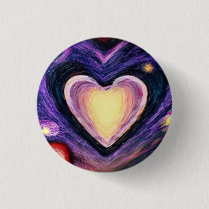 Love 3 Cm Round Badge