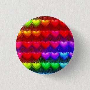 Love 3 Cm Round Badge