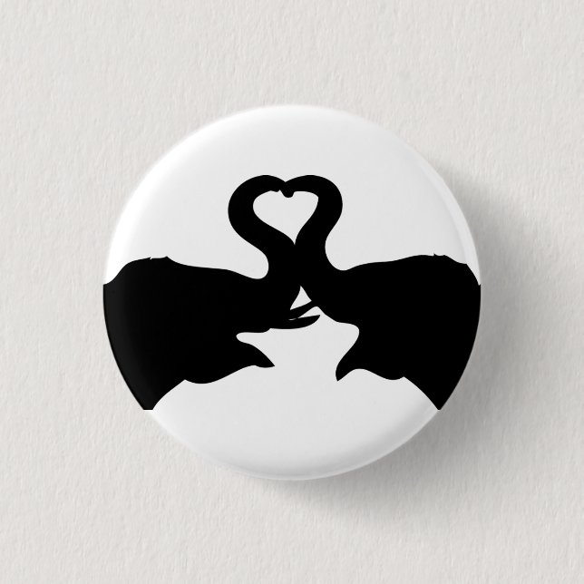 Love 3 Cm Round Badge (Front)