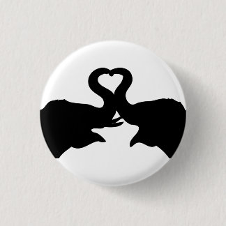Love 3 Cm Round Badge