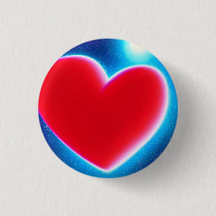 Love 3 Cm Round Badge