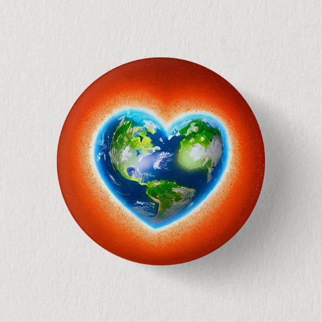 Love 3 Cm Round Badge (Front)
