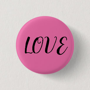 LOVE 3 CM ROUND BADGE