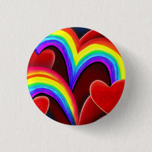 Love 3 Cm Round Badge