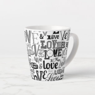 Love 3 latte mug