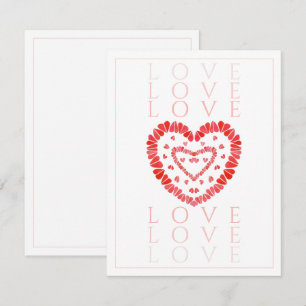 LOVE 4.25x5.5 Flat Card 