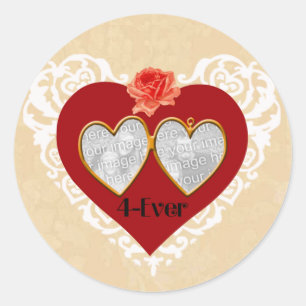 Love 4 Ever Locket Stickers