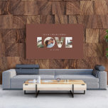 Love 4 photo simple modern personalised gift canva canvas print<br><div class="desc">Love 4 photo simple modern personalised anniversary,  wedding,  birthday or Christmas gift for the one you love.</div>