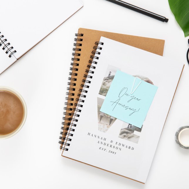 Love 4 photo simple modern personalised gift plann notebook (Creator Uploaded)
