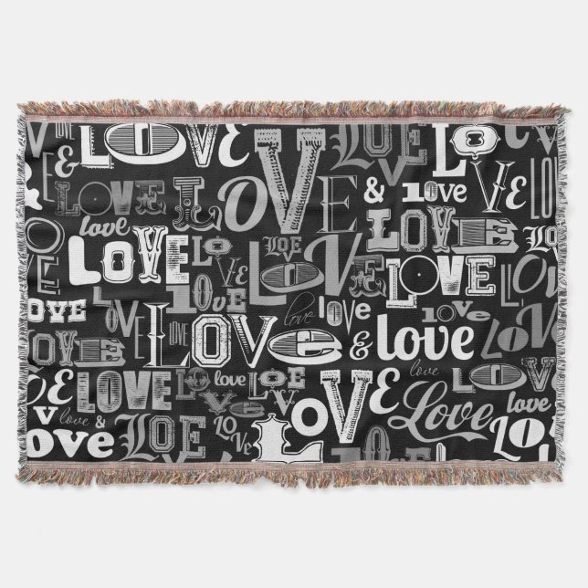 Love 4 throw blanket (Front)
