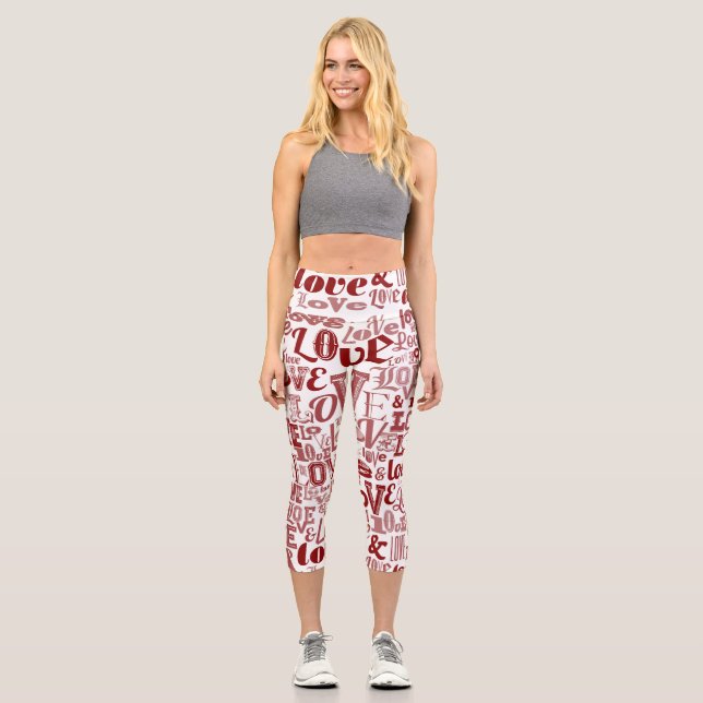 Love 6 capri leggings (Front)