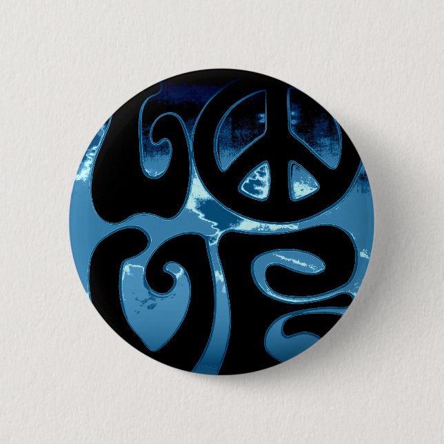 LOVE 6 CM ROUND BADGE (Front)