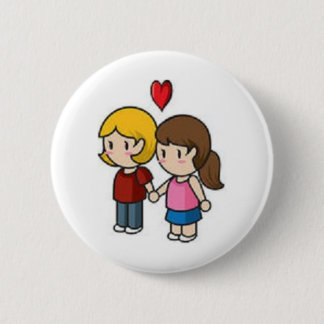 Love 6 Cm Round Badge