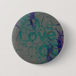 Love 6 Cm Round Badge