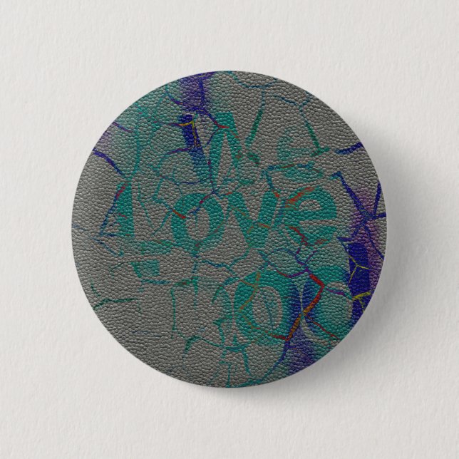 Love 6 Cm Round Badge (Front)