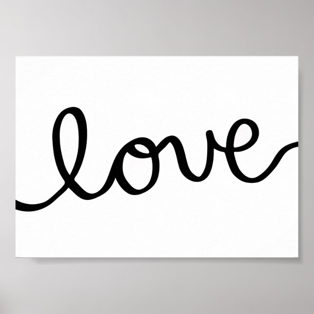 love - 7x5 inches - art poster (Front)