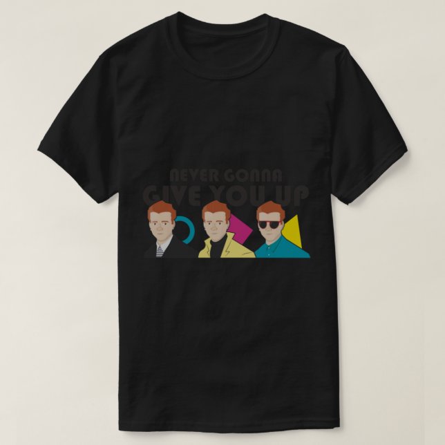 Love 80s Style Songwriter  Singer For Fan Pop  Por T-Shirt (Design Front)