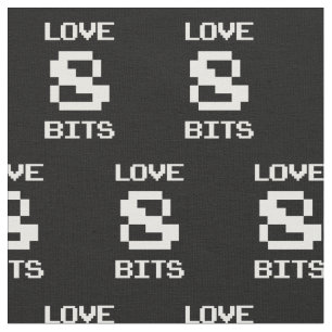 Love 8 Bits Fabric
