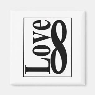 Love (8) Infinity Magnet