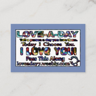 Love-a-Day Business Cards