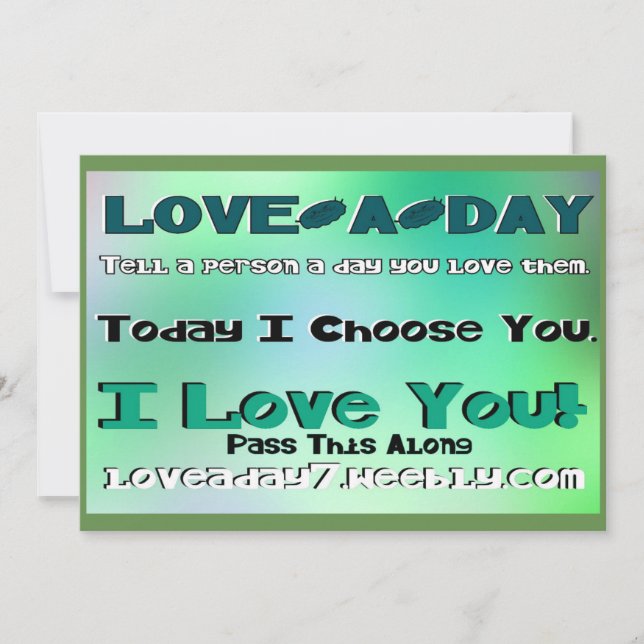Love-a-Day Cards (Front)