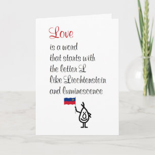 Love - A Funny Happy Valentine's Day Poem Card