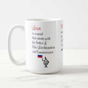 Love, A funny poem for your Valentine Coffee Mug