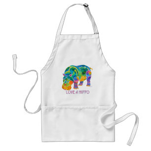 Love A HIPPO Standard Apron