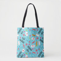 Love a Nurse Art Turquoise with Nurse Motifs