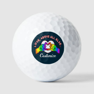 Love Above All Else Golf Balls